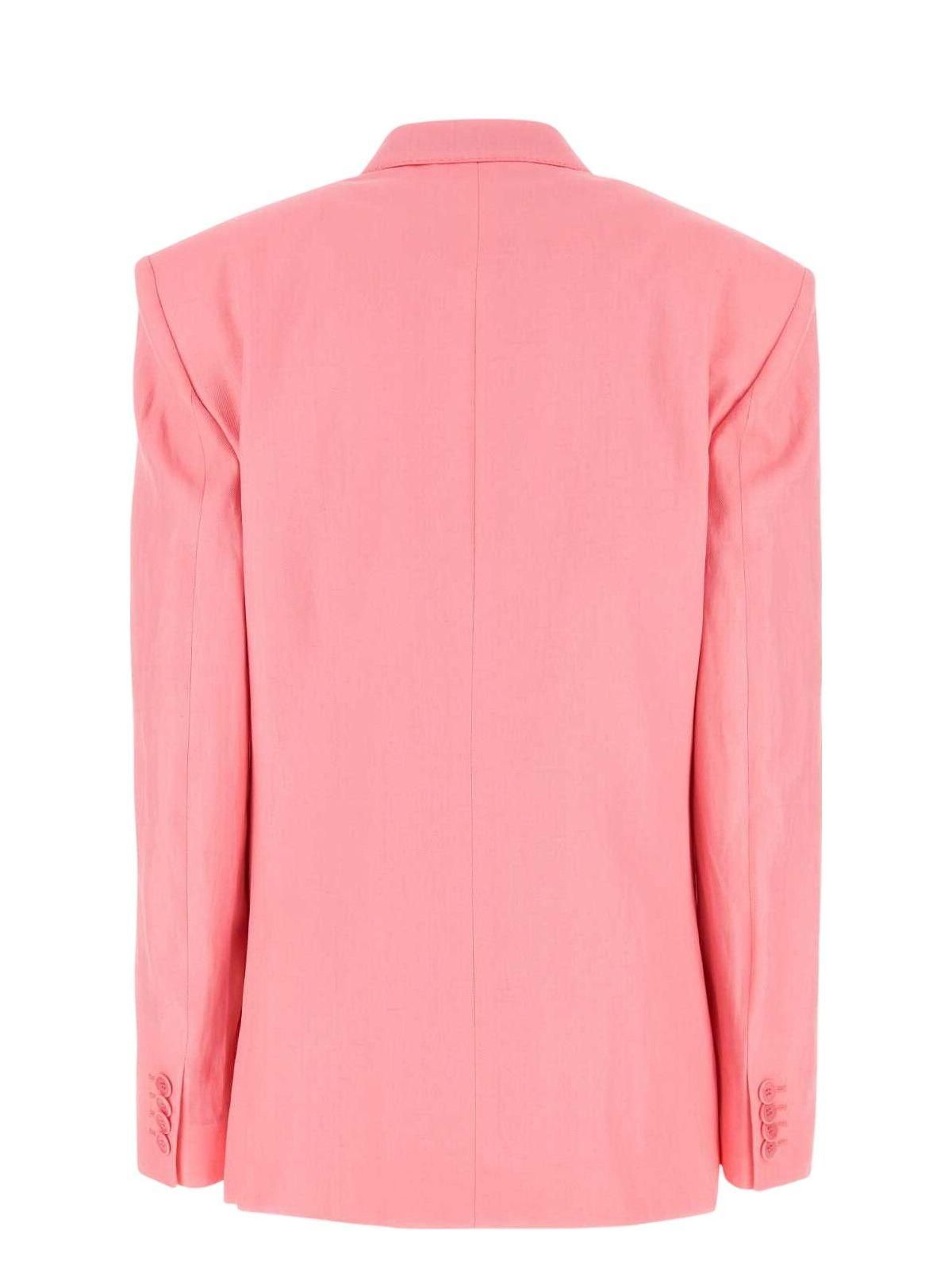 Stella McCartney Womens Twill Oversize Blazer in Pink | Size