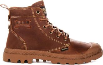 Palladium Lace-up Boots, male, Brown, 8 UK, Pampa Zip Lth Legacy