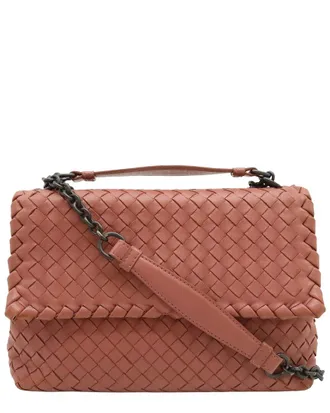 Bottega Veneta Olympia Intrecciato Small Shoulder Bag (Authentic Pre-Loved)