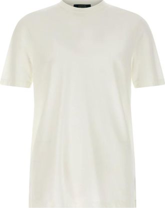 Zanone Tops, Heren, Wit, 2Xl, T-Shirts