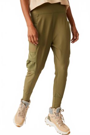 Free People Take A Hike Harem Pants In Seagrass