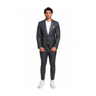 Bharnaba Tokyoraso-Ab 213 Pak - Heren - Business pakken - Blauw - 2XL - Polyester - Kostuums