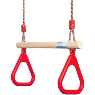 OEM Columpio Y Conjunto De Columpios, Columpio Trapezoidal De Madera Con Anillas De Gimnasia, Parque Infantil, Tobog&aacute;n, Jard&iacute;n Interior/exterior