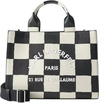 Karl Lagerfeld Cabas Carr&eacute; - Dames - Handtassen - Veelkleurig - ONE Size - Tassen