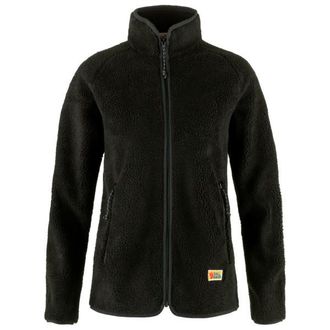 Fj&auml;llr&auml;ven Vardag Pile Fleece Fleecejacke f&uuml;r Damen | schwarz