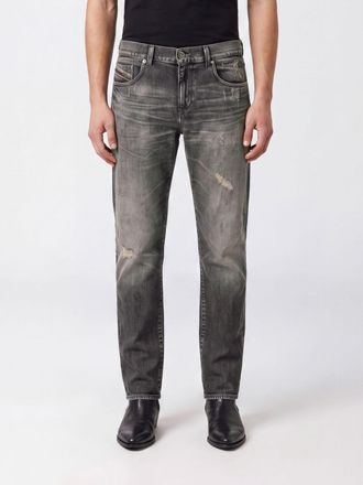 Diesel D-Strukt Slim Fit 5-Pocket Stretch Denim Jeans with Worn Effect