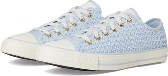 Converse Chuck Taylor All Star Low Top Sneaker Womens Lace-up Boots Blue Supermoon/Egret/Gold : 5.5 B - Medium, Canvas