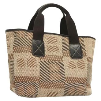 Bally Pre-owned Tote Bags, female, Brown, Size: ONE SIZE Pre-owned Canvas Tote