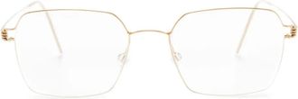 Lindberg Sigge bril met geometrisch montuur - Goud