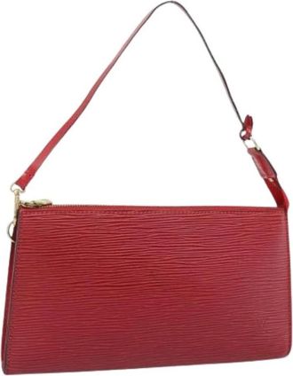 Louis Vuitton Pre-owned Accessory Pouch - Dames - Vintage Schoudertas - Rood - ONE Size - Leer - Vintage
