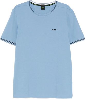 HUGO BOSS Striped-trim T-shirt