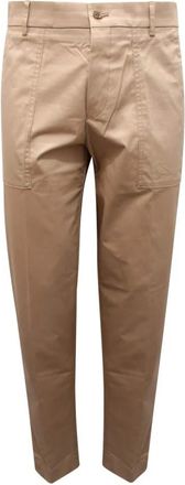 Berwich Bibliotheca Broek Made in Italy - Heren - Slim Fit Broeken - Beige - XL - Broeken