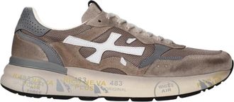 Premiata Mick 0.1 Sneaker - Heren - Sneakers - Bruin - 45 EU - Leer - Schoenen