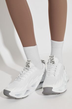 Emporio Armani Sports Shoes With Logo, Womens, White