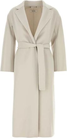Max Mara Mantel met ceintuur - Beige