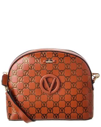 Mario Valentino Valentino By Mario Valentino Diana Monogram Leather Crossbody