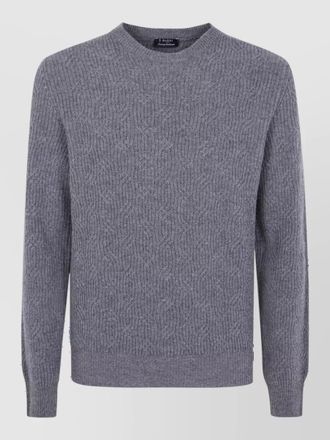 Barba wool embroidered jumper