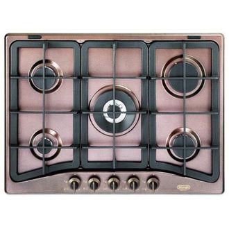 DeLonghi DELO Piano Cottura ROF57PRO a Gas 5 Fuochi Gas Colore Rame