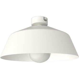 Lumicom Tokyo Plafoniera, 1xE27, max 42W, metallo, bianco opaco, D.35cm - Lumicom
