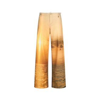 Roberto Cavalli Mujer, Vaqueros, Naranja, Talla: S
