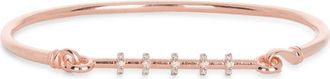 Meshmerise Diamond Row Bangle Bracelet in Rose Gold at Nordstrom Rack