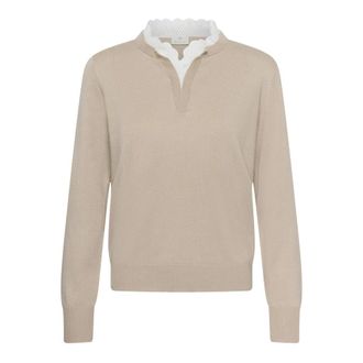 Kaffe Gebreide trui - Dames - Truien - Beige - Maat: XS