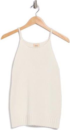 Elie Tahari Halter Neck Sweater Tank in Blanc at Nordstrom Rack, Size X-Small