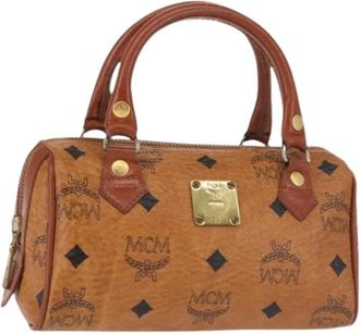 MCM Pre-owned Plastic Handbag - Dames - Vintage Handtas - Bruin - ONE Size - Vintage