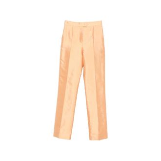 Valentino Pressed-crease Tailored Trousers