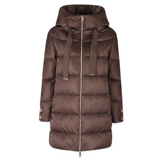 Herno Piumino a linea A - - Coats - Donna - Marrone - M
