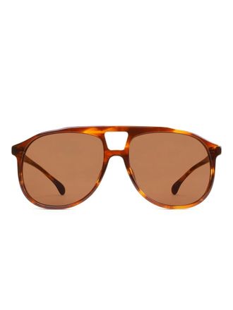 Sporty & Rich tortoiseshell frame sunglasses - Brown