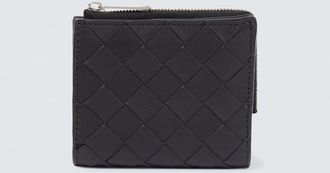 Bottega Veneta Intrecciato leather bifold wallet