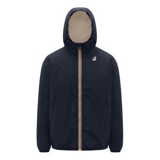 K-Way K-Way, Light Jackets, male, Blue, Size: XL Le Vrai 4.0 Claude Orsetto Jacket