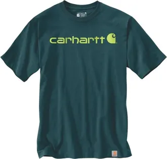 Carhartt Work in Progress Core Logo S/S T-Shirt f&uuml;r Herren | blau