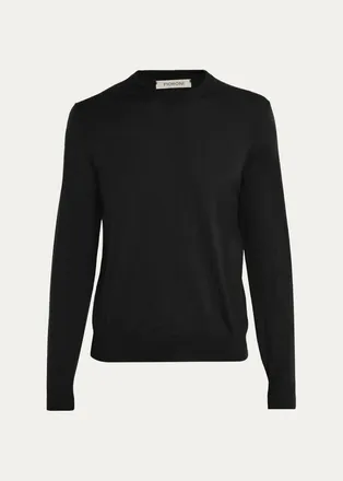 Fioroni Cashmere Mens Merino Wool Crewneck Sweater