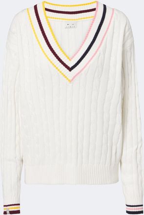 The Upside Josette cable-knit cotton sweater