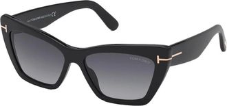 Tom Ford Wyatt Zonnebril - Dames - Zonnebrillen - Zwart - 56 MM - Accessoires
