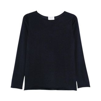 Be You Trui met ronde hals - Dames - Ronde hals truien - Blauw - S - Kasjmier - Truien & Vesten