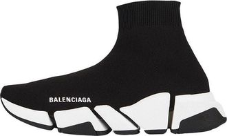 Balenciaga Speed 2.0 Sneaker Black White 617239W2DB21015