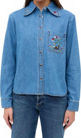 Rixo Edaline Top In Light Vintage