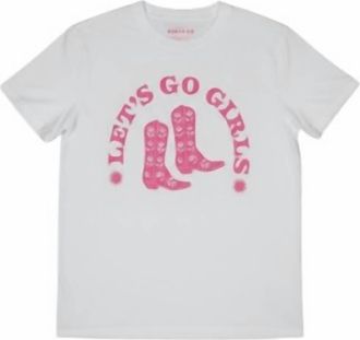 Show me your Mumu Womens Travis Cotton Tee In Lets Go Girl