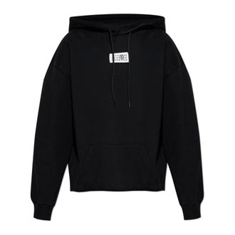Maison Margiela Hoodies, female, Black, Size: M Hooded Sweatshirt