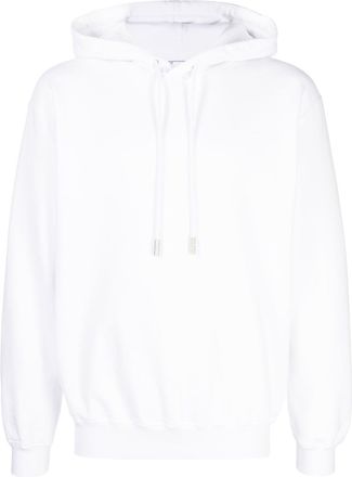 Off-white Diag-print cotton hoodie - unisex - Cotton - L