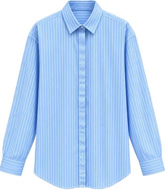 Mars&eacute;m Camicia Button-Down a Righe - - Blouses & Shirts - Donna - Blu - S