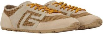Balmain Racer 45 trainers in mesh and suede leather in Beige at Nordstrom, Size 41