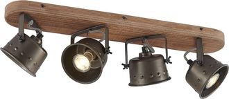 Lindby Lindby - Foco rubinjo En Negro De Metal
