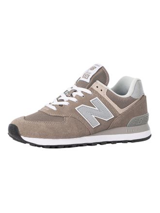 New Balance 574 Klassieke Su&egrave;de Sneakers, Grijs