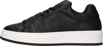GCDS Leren Sneakers - Heren - Sneakers - Zwart - 44 EU - Leer - Schoenen