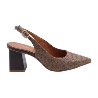 Catwalk Lexx Slingback - female - CTWLK. - Pumps - Brown - 6 UK - Shoes