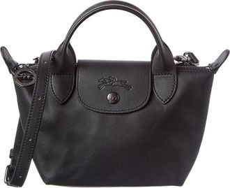 Longchamp Le Pliage Xtra Leather Mini Satchel